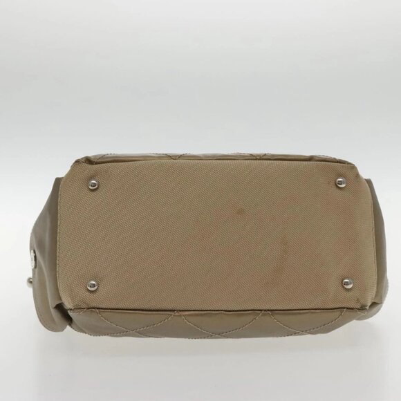 CHANEL Paris Biarritz Shoulder Bag Coated Canvas Gold Tone CC Auth ar12598 - Picture 5 of 16